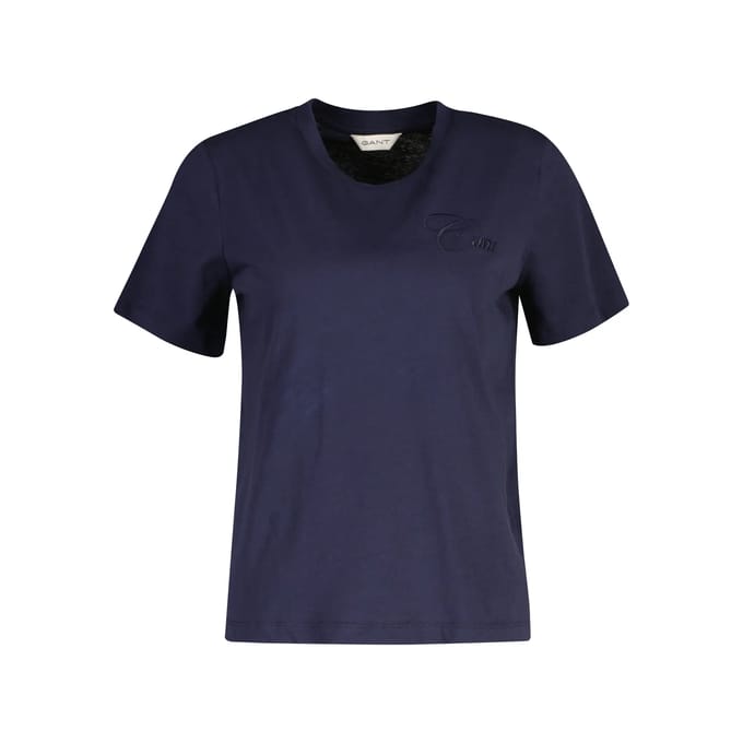 Dames T-shirt regular Gant Tonal Graphic