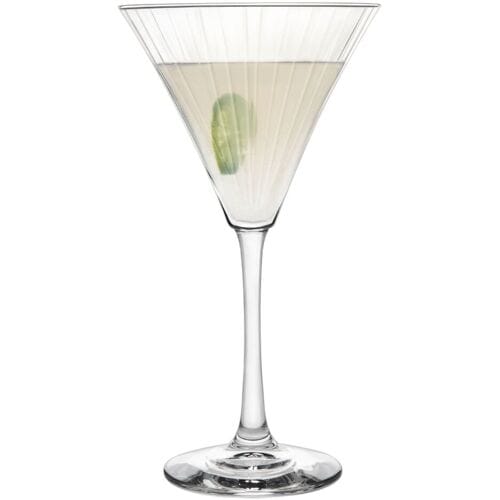 Libbey Linear Martini Glazen - Cocktailglazen Set - Safedge Rand - 281 ml - 12 Stuks