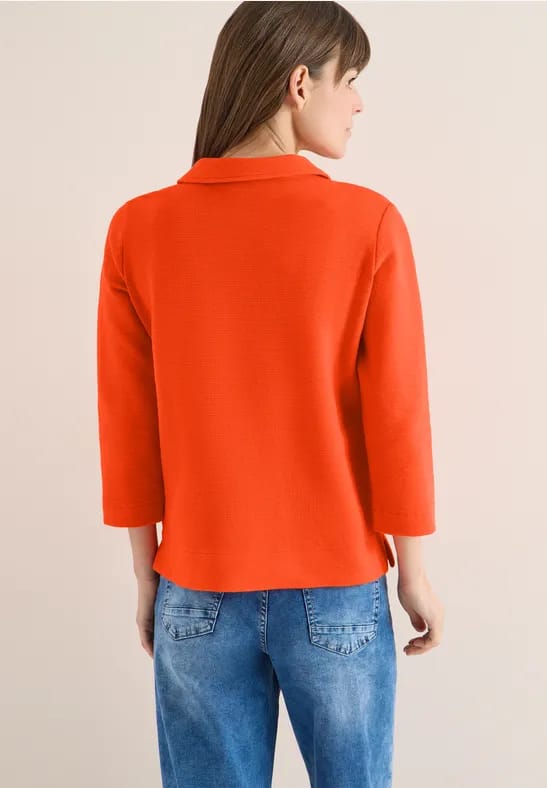 Poloshirt met structuur