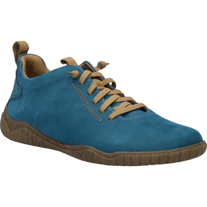 Josef Seibel - WYNONA 06 - Dames veterschoenenBarefoot - Kleur: Blauw - Maat: 37