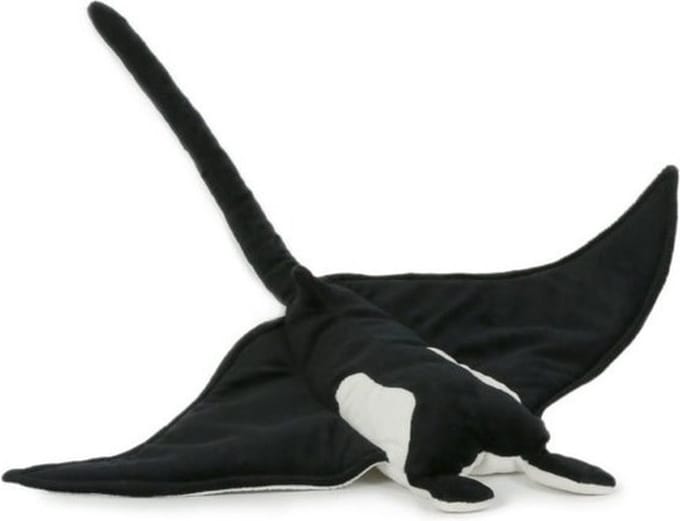 Semo Knuffeldier rog/reuzenmanta - pluche knuffel - 51 cm - zeedier knuffelthema