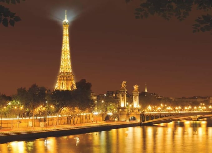 Fotobehang Nuit d'or