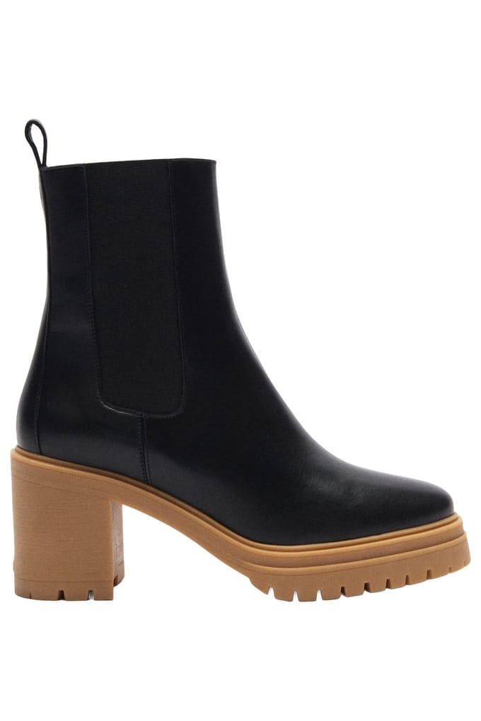 BA&SH Bottines Bi Couleur Clare Noir Taglia: 41 | Stivali Outlet | Donna