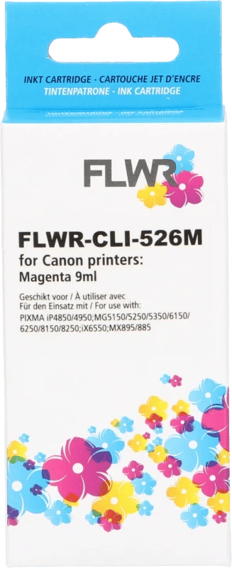 FLWR - Cartridges / Canon CLI-526M / magenta / Geschikt voor Canon