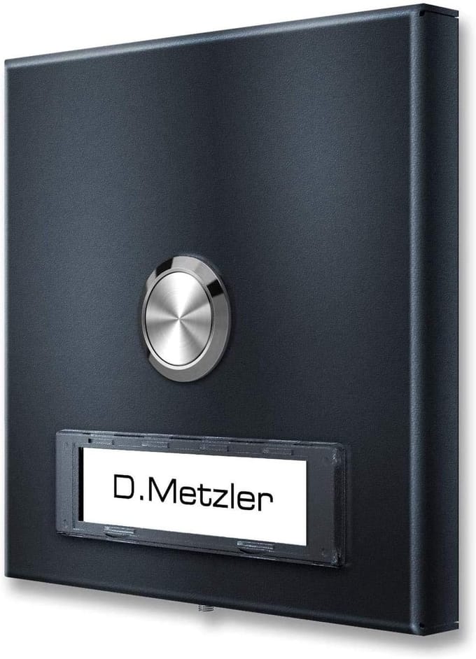 Draadloze Deurbel RAL 7016 - Modern, Plat en Lange Bereik