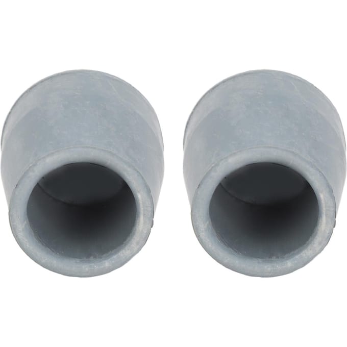 10 stuks Rubberen Krukdop Set Professionele Grijze Wandelstok Walker Dop Vervangingsaccessoire 1,1 Inch black