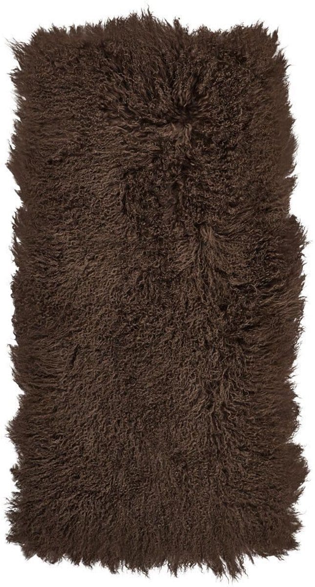 Sheepskin House - Plaid van Curly Schapenvacht - 60x120 cm