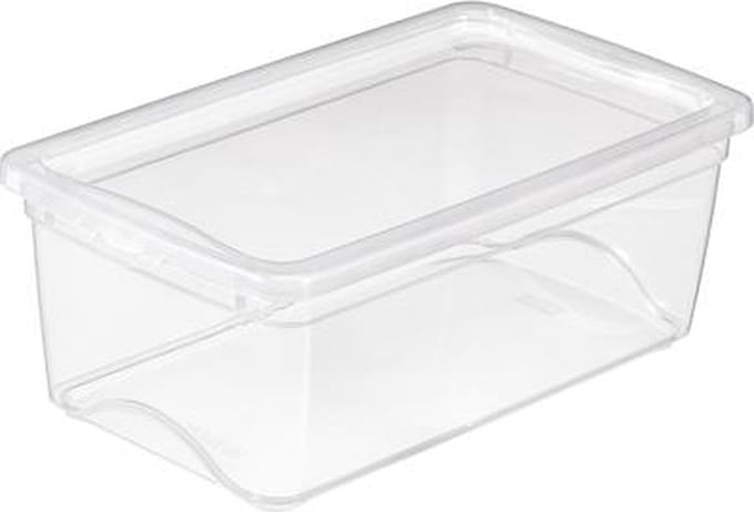 Sunware - Omega opbergbox 6L transparant - 33,7 x 19,4 x 12,6 cm