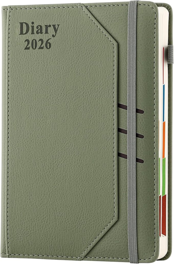 Academische Planner 2026 A5 Dagboek Per Dag - Jaarplanner met Urenschema