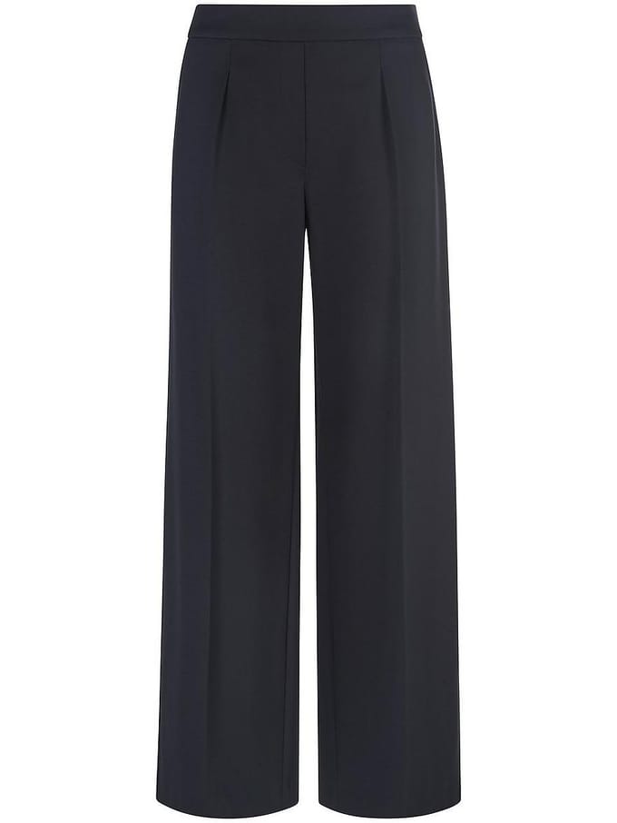 Straight Fit-jersey broek Van DAY.LIKE blauw