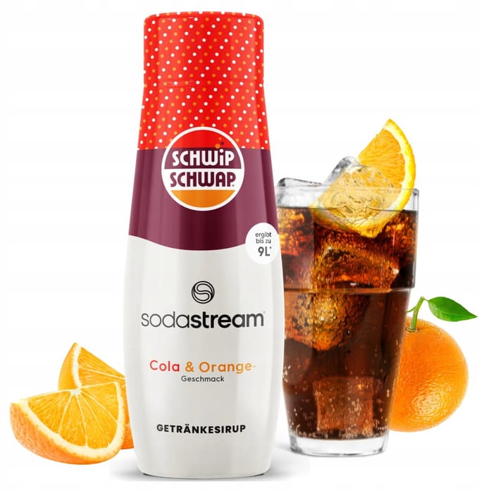 SodaStream Schwip Schwap Siroop 440ml - Cola + Orange