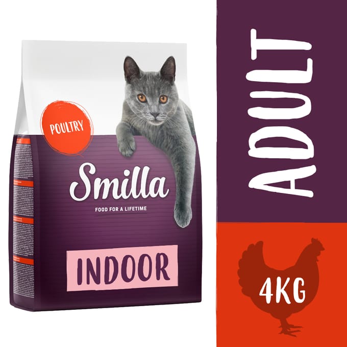 4kg Adult Indoor Smilla Kattenvoer