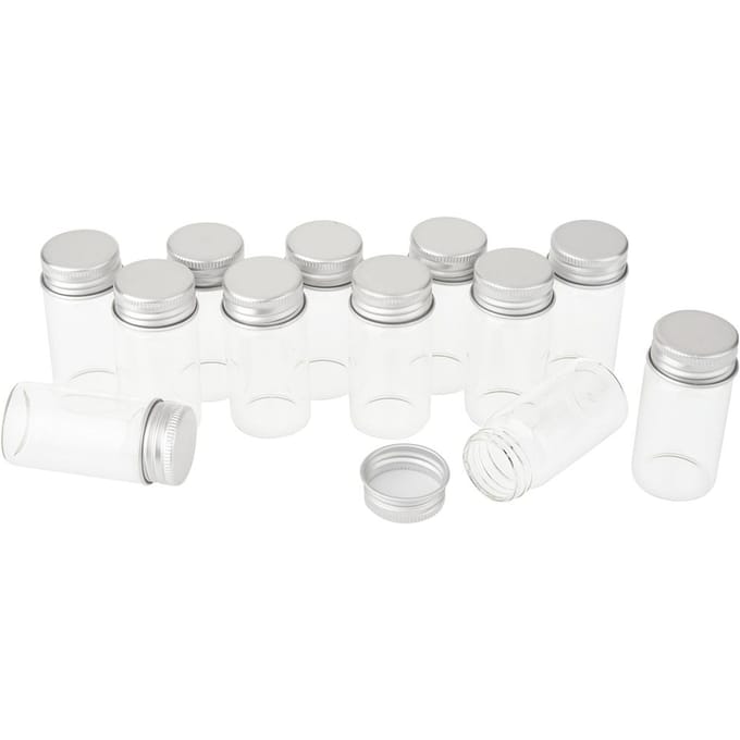 VBS Potjes met schroefdop, 12 stuks