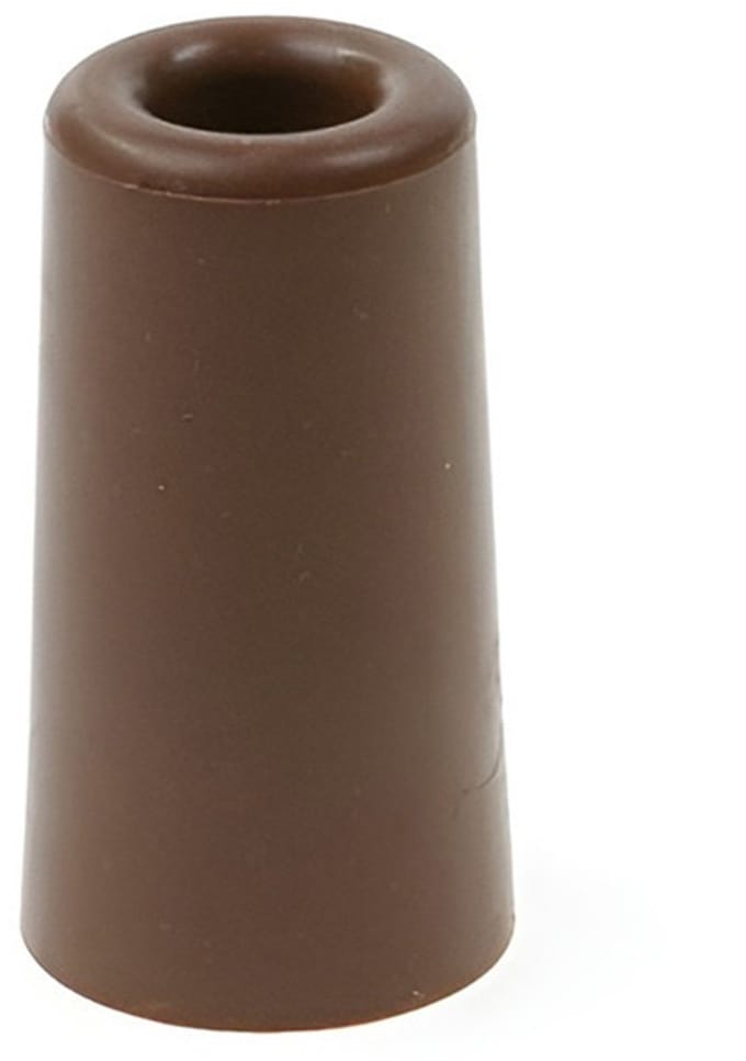 Deurbuffer - bruin - deurstopper - rubber - 75 x 40 mm - deurstop