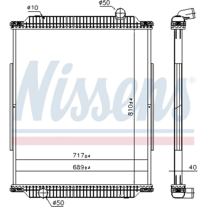 Radiator, motorkoeling NISSENS 637890