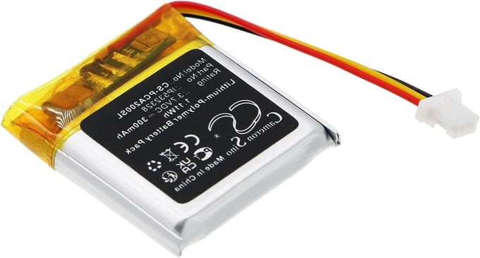 Batterij 300mAh - Vervangende Accu - Audio Streamer - Lange Levensduur - 3.7V - Zwart
