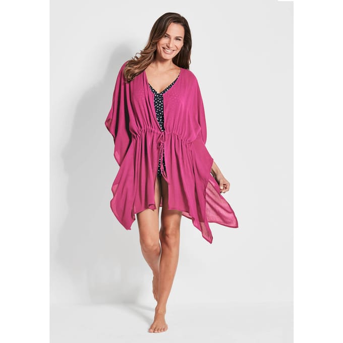 Kaftanblouse - pink - Gr. 3X van Goldner Fashion