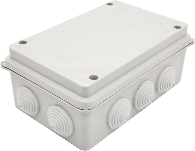 Waterdichte Aansluitdoos voor Buiten | Elektrische Box met Conus | 220x170x105 mm