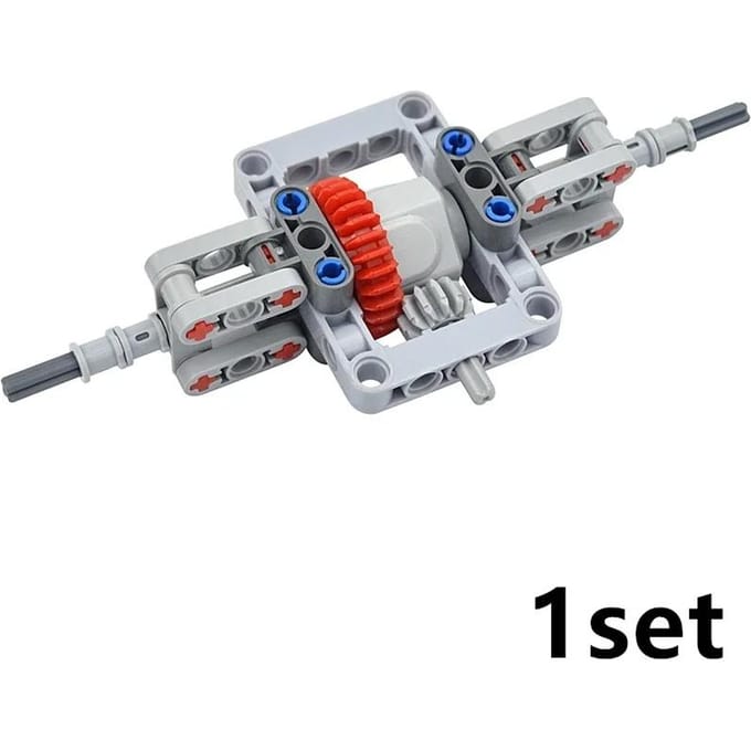 MIJN EIGEN CREATIE Tech Differentieel Bouwstenen Mechanisch Speelgoed High Tech Component Differentieel Tandwielen Montage Inclusief 6573 62821 65414
