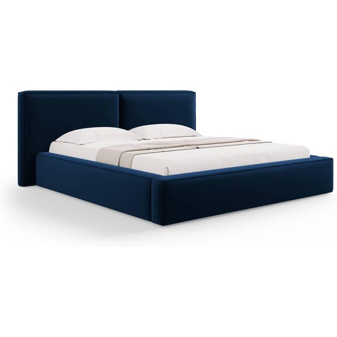 Bedframe Jodie met opbergruimte velvet 180 x 200 cm | Micadoni