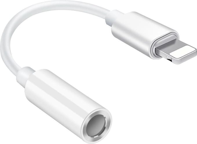 Apple Lightning naar Jack - Splitter Iphone - Koptelefoon - Lightning Adapter iPhone - Lightening naar 3,5 mm Jack Audio Aansluiting Adapter