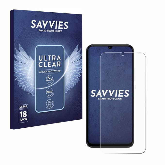 Savvies - Screenprotector voor Xiaomi Redmi 15C - Folie Beschermfolie transparant 18 Stuks