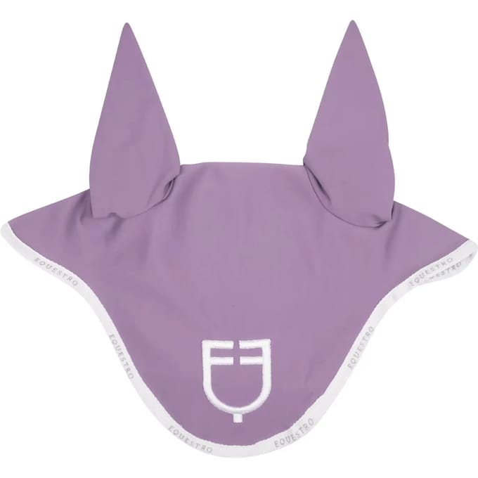 Korte muts van technische stof met logo Equestro
