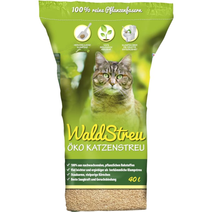 40l WaldStreu klonterende kattenbakvulling