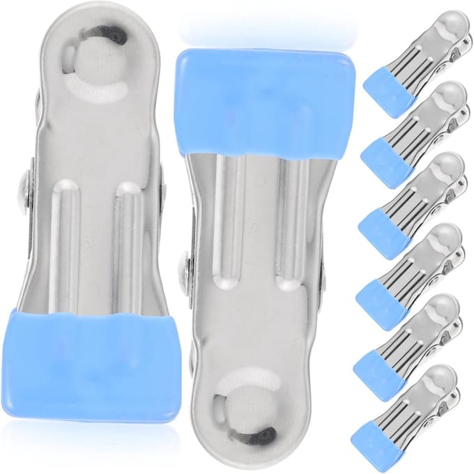 RVS klemmen - 30 stuks, winterhoes, windbestendig