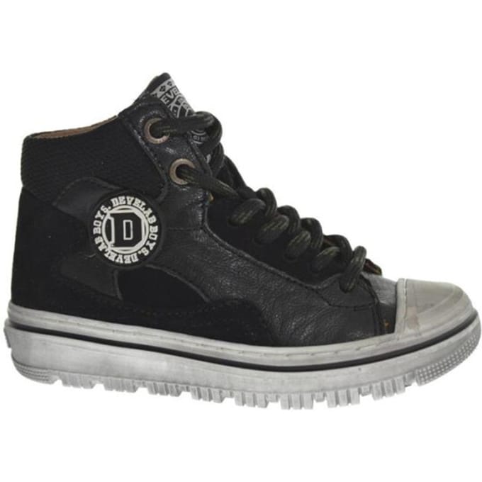 Develab 44301 927 Black Jongens Veterboot - Zwart - 27