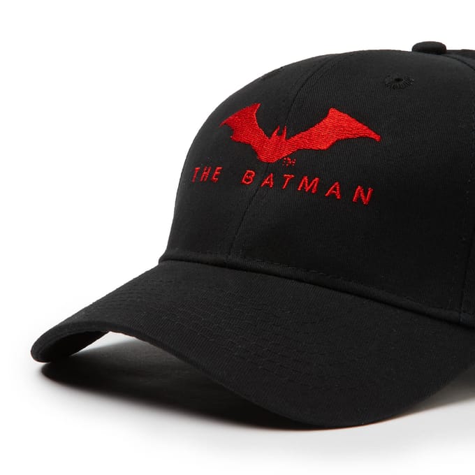 The Batman The Bat Embroidered Baseball Cap - Black