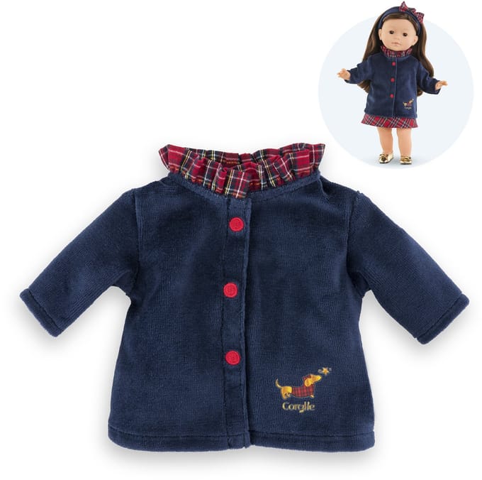 Corolle poppenjas donkerblauw 36cm - poppenkleding accessoire.