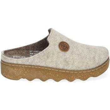 Rohde Pantoffels Dames Sloffen - Creme 6120-13 - Maat 37