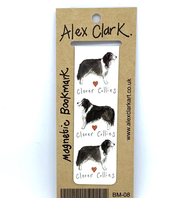 Alex Clark Clever Collies Magnetic Bookmark ~ Magnetische boekenlegger honden