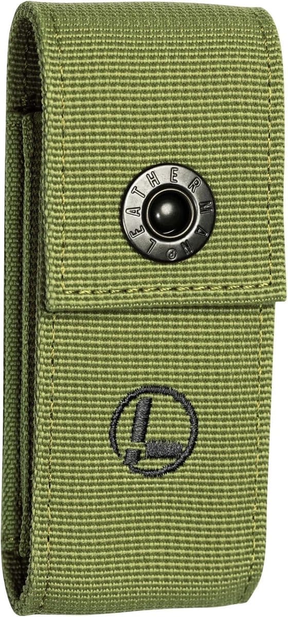 Leatherman Nylonholster - Holster voor Charge, Crunch, Rebar, Rev, Skeletool, Wave & Wingman - Mosgroen, Midden