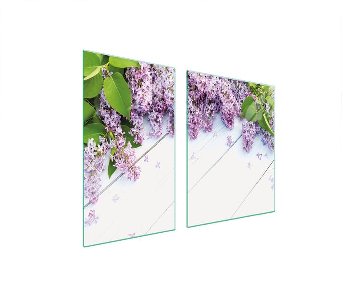 TMK ArtDeko - Snijplank - 100x52 cm - Lilak - Gehard Glas