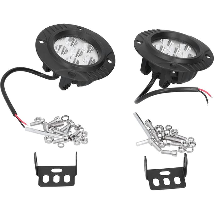 5 inch Ronde Voorbumperlamp Ingebouwde LED Lamp 6000K 6000LM Hoge Helderheid IP67 Waterdicht black