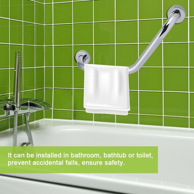Verdikte RVS Badkamer Badkuip Handgreep Veiligheid Leuning voor Bad Douche Toilet zwart