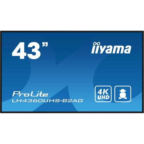 iiyama ProLite LH4360UHS-B2AG 43" Class (42.5" viewable) LED-backlit LCD display - 4K - for digital signage
