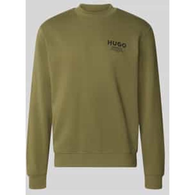 Regular fit sweatshirt van zuivere katoen model 'Nespon'