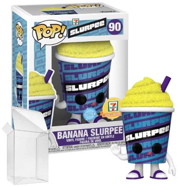 Funko Pop! Slurpee: Banana Slurpee #90 Glitter 7eleven Exclusive