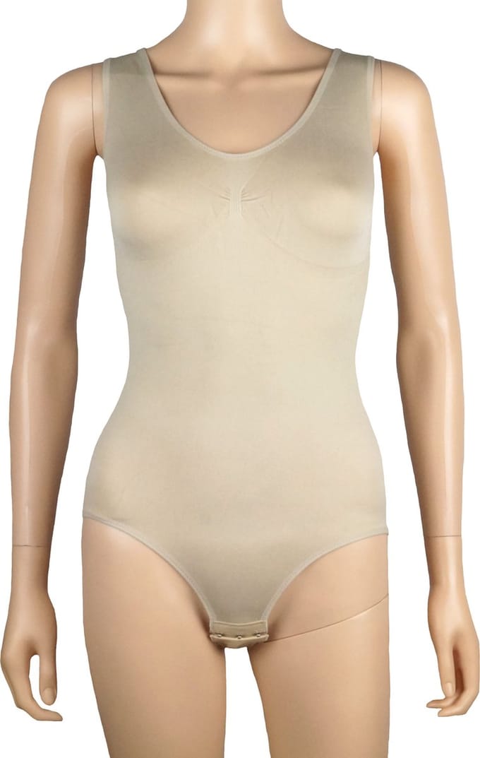 Dames body met brede band slipmodel Huid J&C - Free size