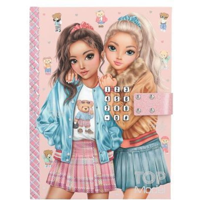 Top Model TOPModel dagboek met code en geluid TEAM TEDDY Dagboeken