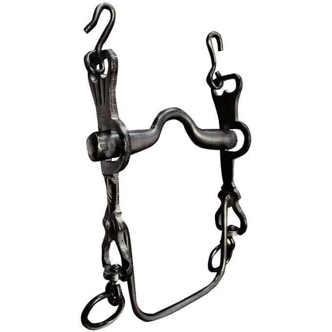 Roestvrijstalen Spaanse bit voor paard Zaldi 5/8 nº2C