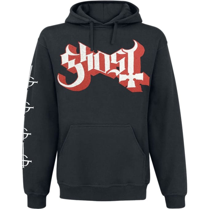 Ghost Trui met capuchon - Papa Ring - S tot XXL - voor Mannen - zwart