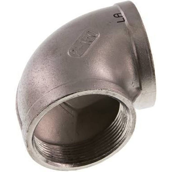 2'' NPT RVS L-Fitting 90graden 16 Bar - FL2E-F-SH-200N