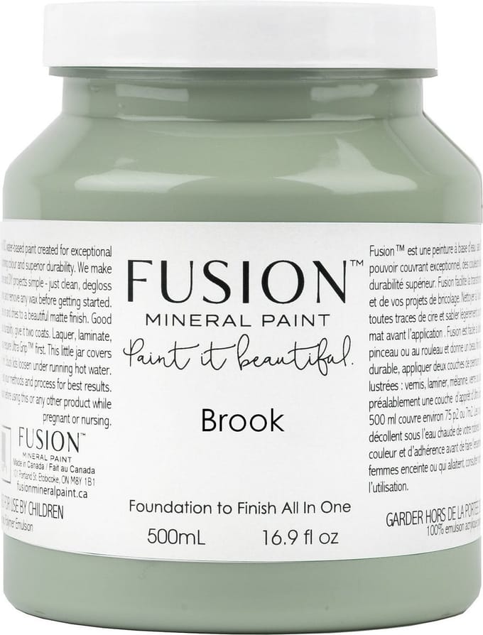 Fusion mineral paint - acryl - oud groen - meubelverf - brook - 500 ml