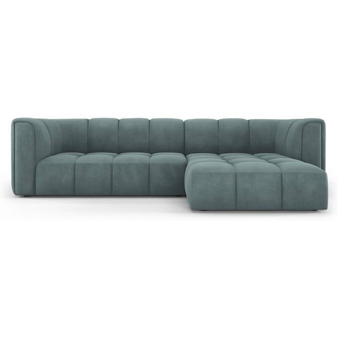 Hoekbank Francesca chenille rechts 3-zits | Milo Casa