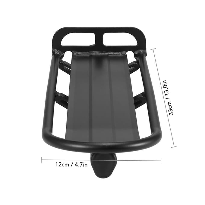 Intrekbare aluminiumlegering fietsbevestiging fiets achterzadelpen rek fietstas bagage vracht zwart
