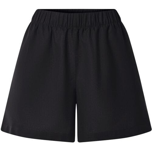 ESMARA Korte dames broek met linnen (Zwart, M (40/42))